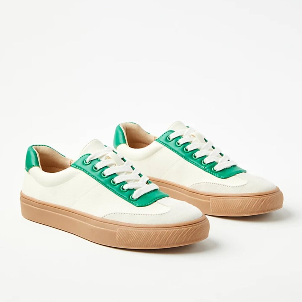 LOFT Varsity Lace Up Sneakers